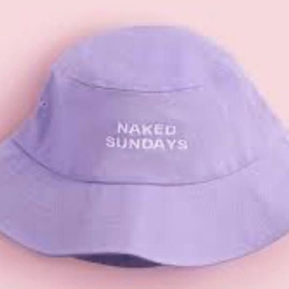 Naked Sundays purple bucket hat